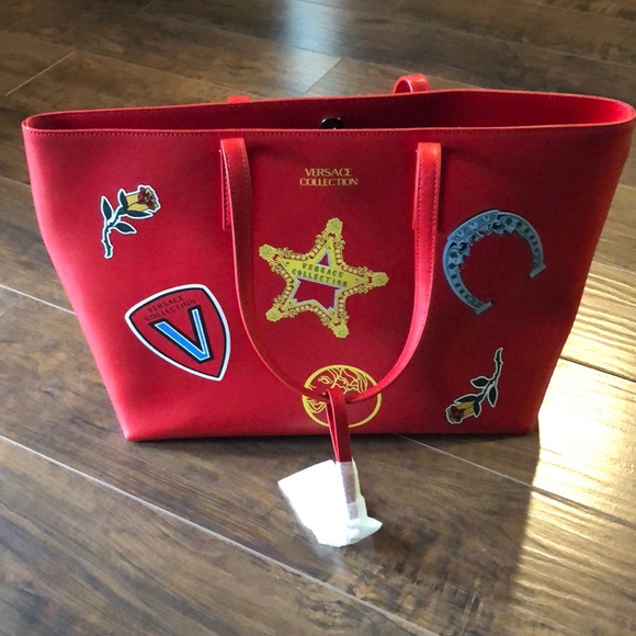 Versace Collection | Graphic Printed Saffiano - Picture 4 of 8